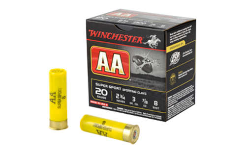 Ammunition Winchester Ammunition AA Supersport Sporting Clay 20Gauge2.75" WIN AA SS 20GA 2.75" #8 25/250